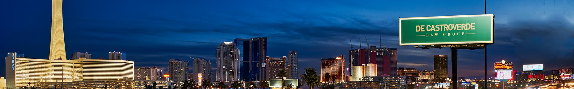 DLG Billboard on Vegas Skyline